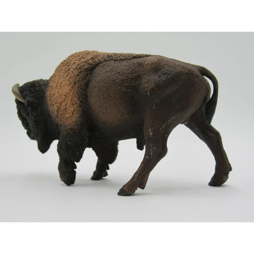 Safari Ltd Brown Buffalo Bison 2018 Animal Figure Realistic Toy Figurine - Picture 3 of 16